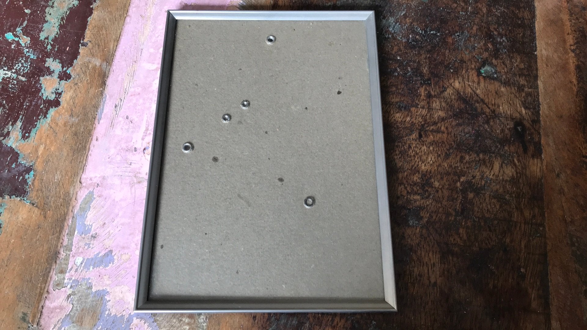 Oud fotolijstje 13x18 cm , brocante lijsten, Ophalen of Verzenden