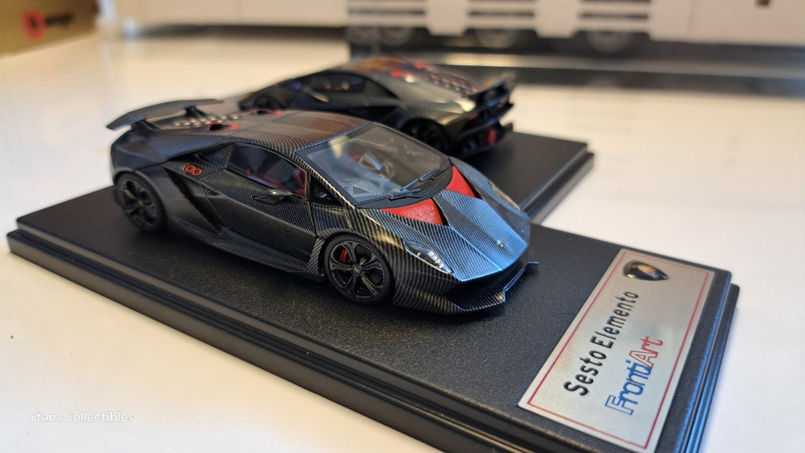 FrontiArt Lamborghini Sesto Elemento Carbon Black, Overige merken, Auto, Ophalen of Verzenden, Zo goed als nieuw