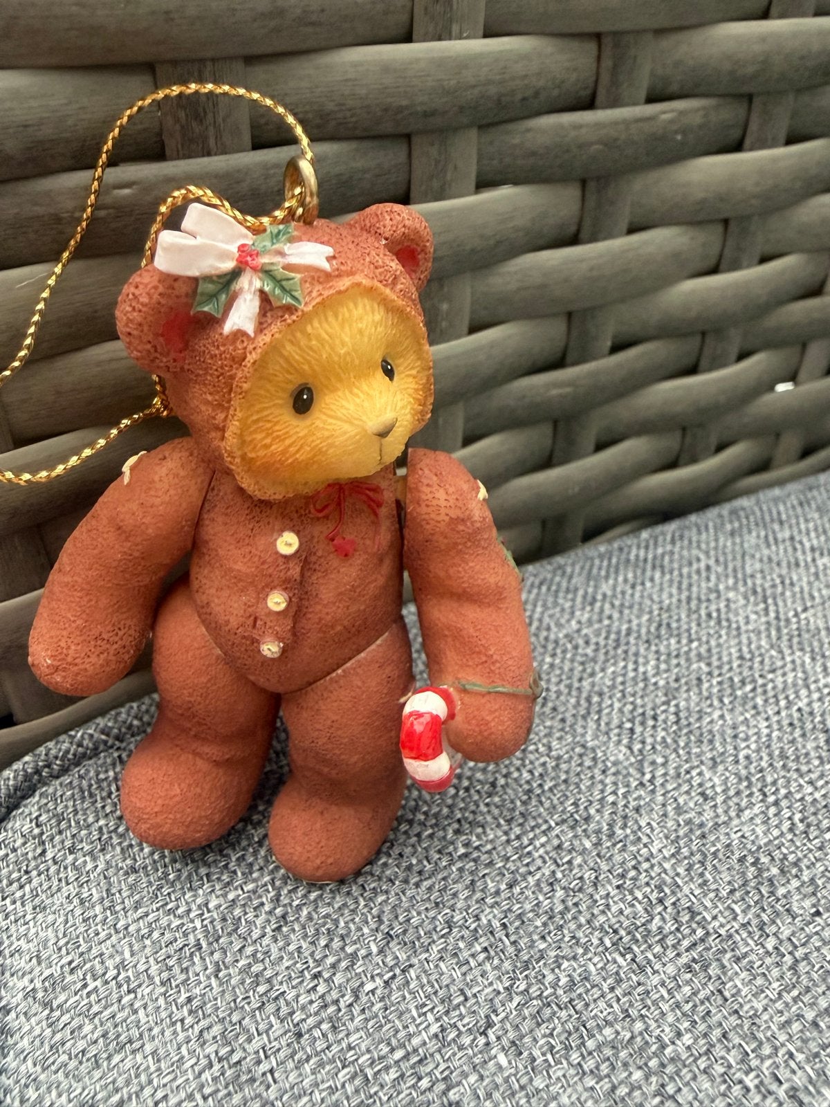 Cherished Teddies Kerst Ornament 1998 Enesco Corp, Verzamelen, Ophalen of Verzenden, Gebruikt, Beeldje, Cherished Teddies