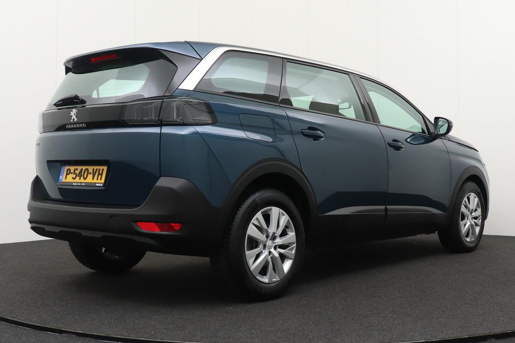 Peugeot 5008 1.2 131 PK Aut. Active 7-Pers Camera Carplay Na, Stof, Gebruikt, 1199 cc, Blauw