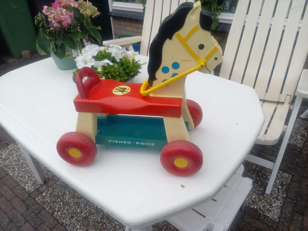 Fisher price speel paardje vintage, Ophalen of Verzenden