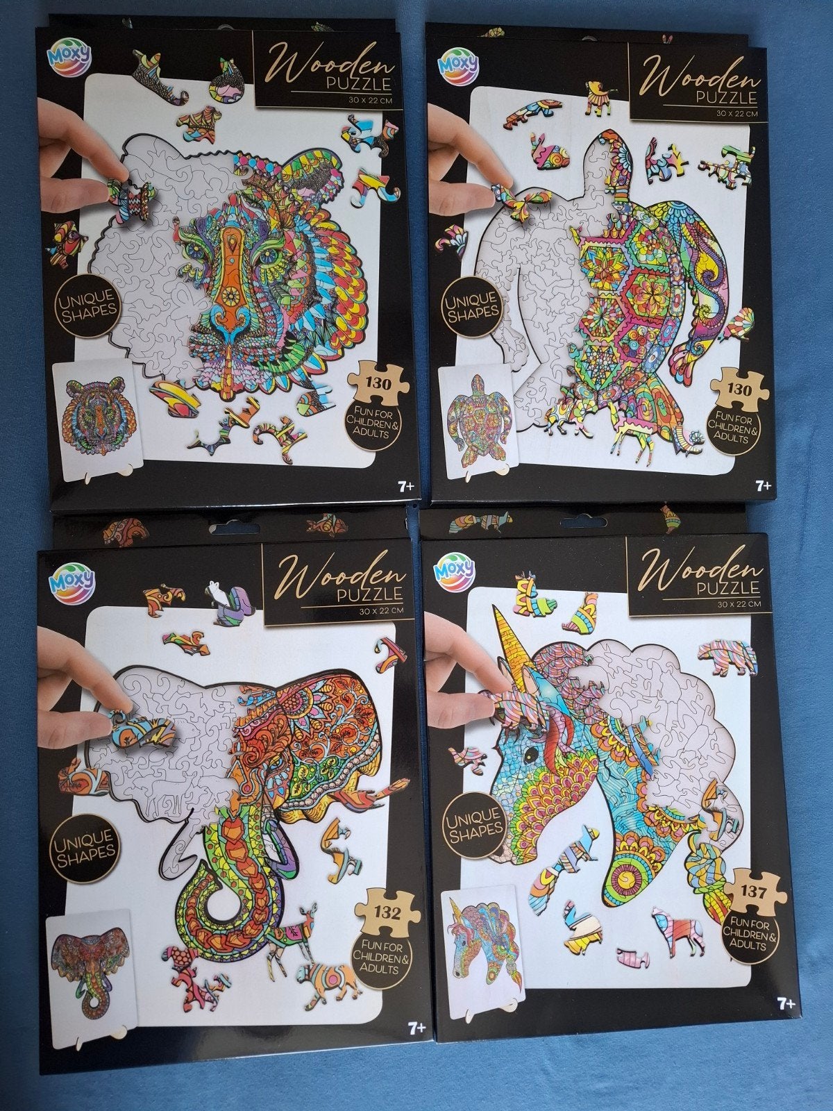 4 nieuwe dieren puzzels., Ophalen, Zo goed als nieuw, Overige typen