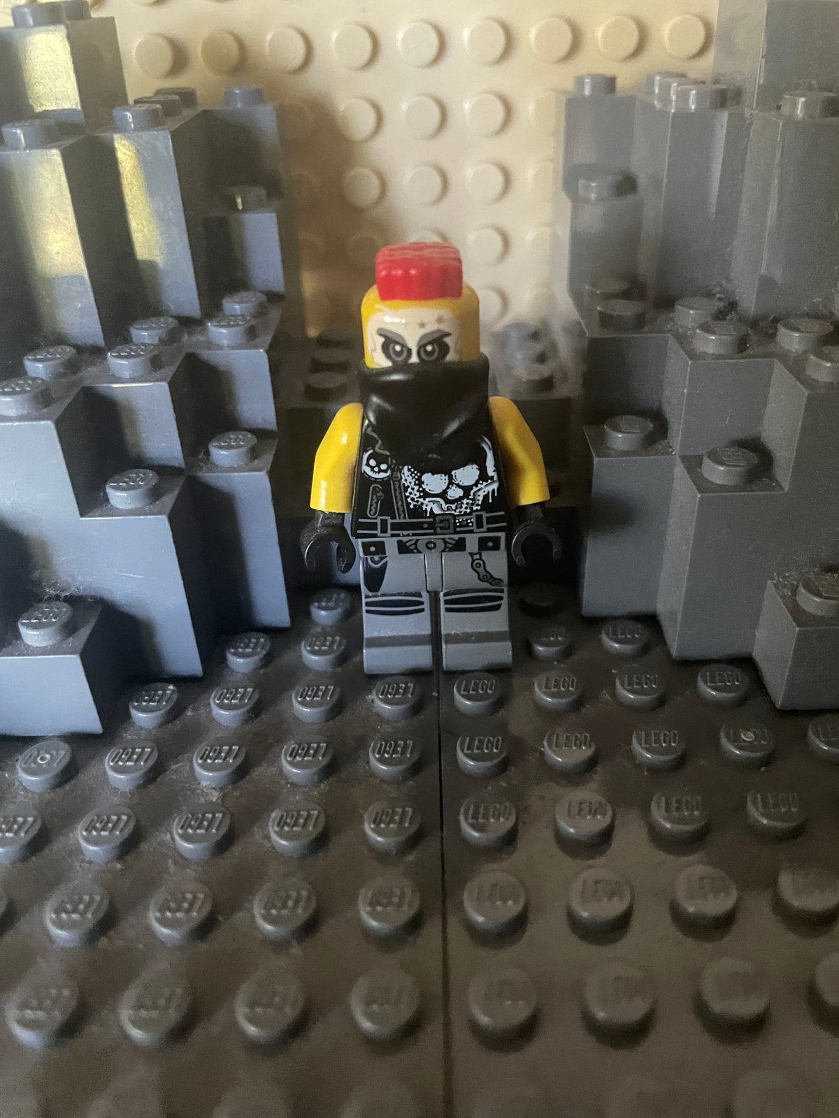 Lego ninjago s.o.g. biker minifigure/poppetje, Ophalen of Verzenden, Zo goed als nieuw