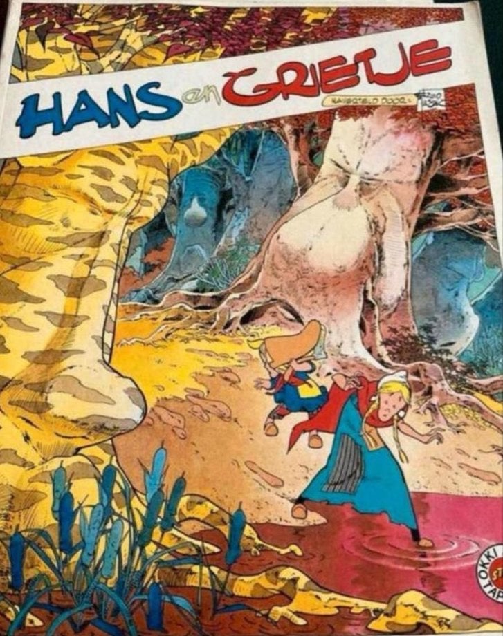Hans en Grietje naverteld door Okki, Jippo, Taptoe strip, Boeken, Eén stripboek, Ophalen of Verzenden, Gelezen