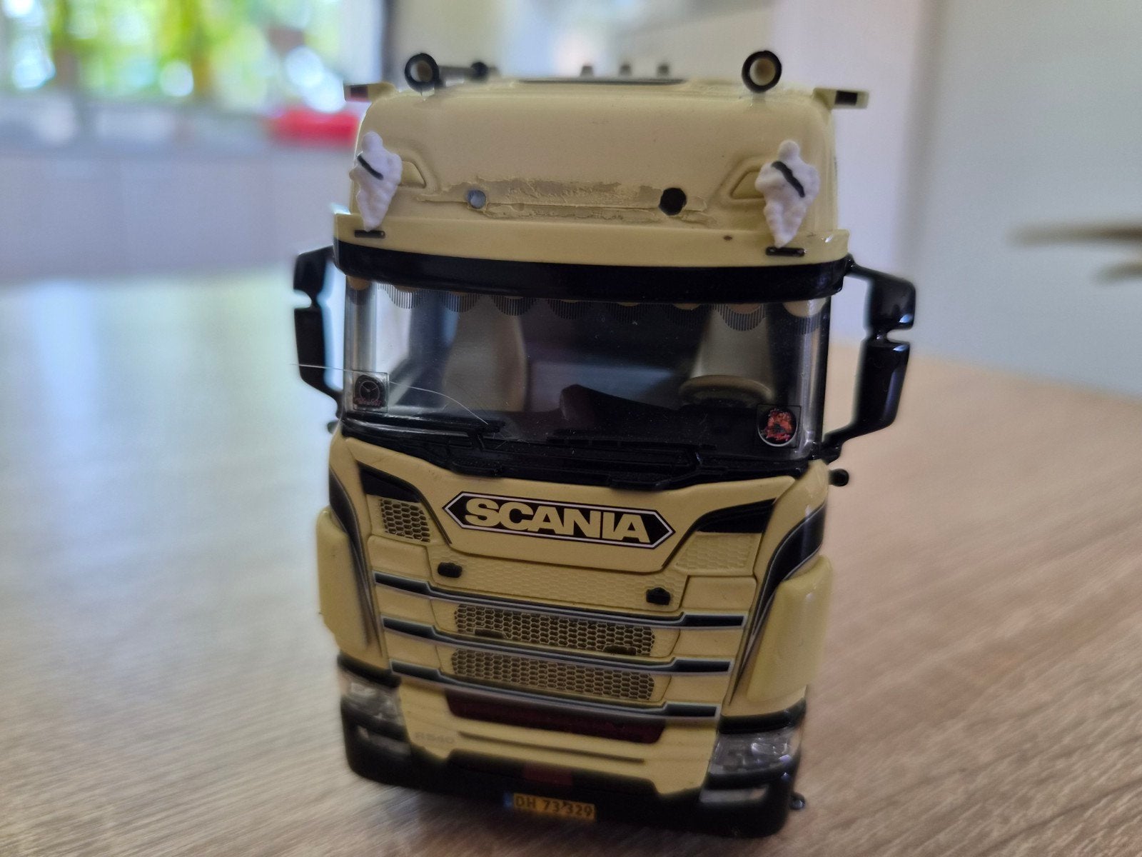 Scania, Hobby en Vrije tijd, Modelauto's | 1:50, Tekno, Zo goed als nieuw, Tekno, Bus of Vrachtwagen