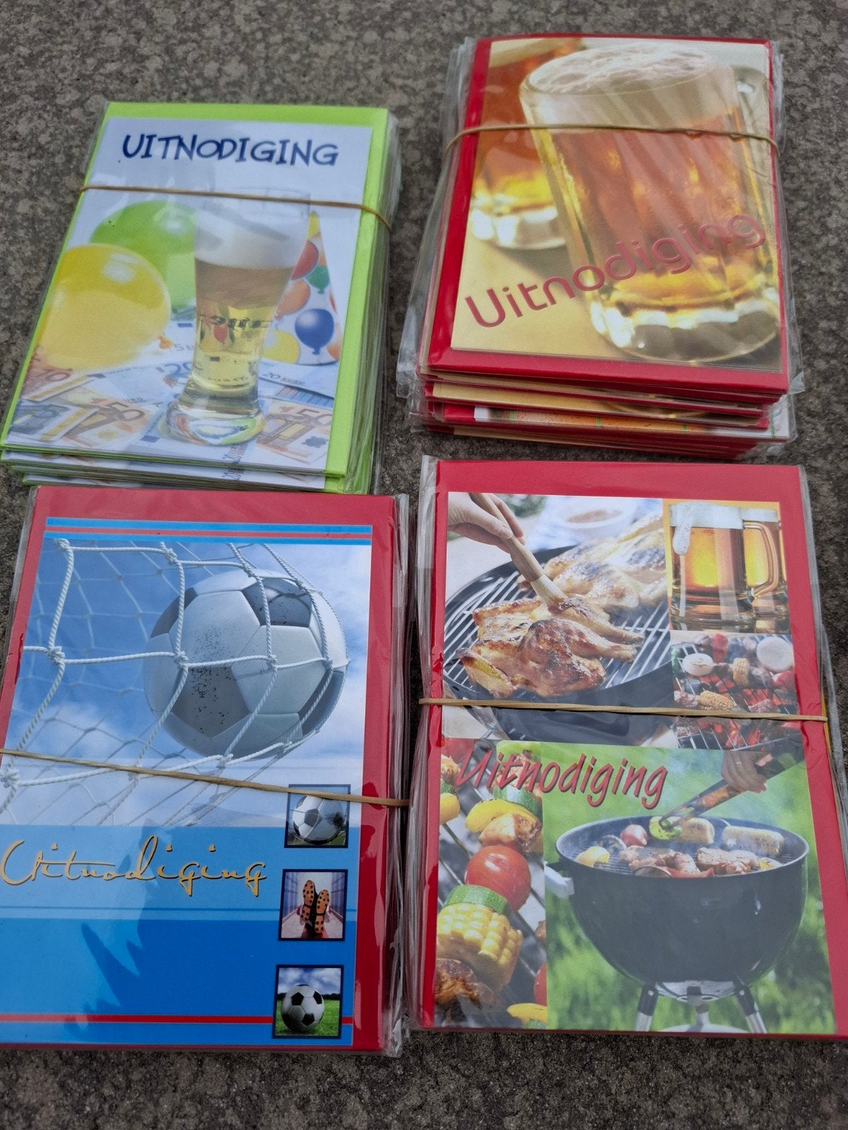 40 pakjes uitnodiging kaarten, Ophalen of Verzenden