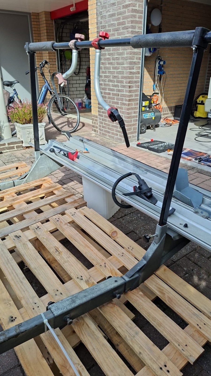 scooter/ fatbike/ Fietsendrager voor camper, Ophalen, Zo goed als nieuw, Fietsendrager-accessoire, Brede banden