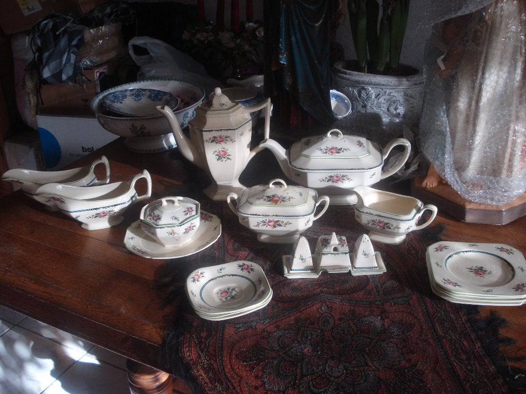 prachtige serviesdelen van IVORY WOODS ENGLAND, Ophalen of Verzenden