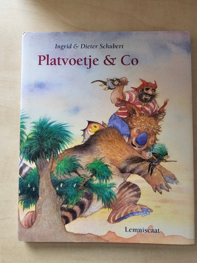 Platvoetje & Co – Ingrid & Dieter Schubert – 4 prentenboeken, Ingrid & Dieter Schubert, 5 of 6 jaar, Fictie algemeen, Jongen of Meisje