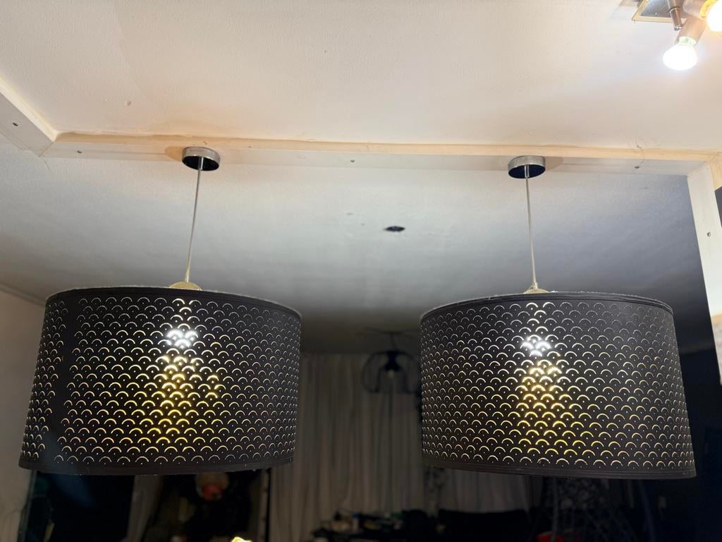 Hanglampen z.g.a.n. (LSC) - Geschikt voor smart lampen, Ophalen, Zo goed als nieuw, Stof, 50 tot 75 cm