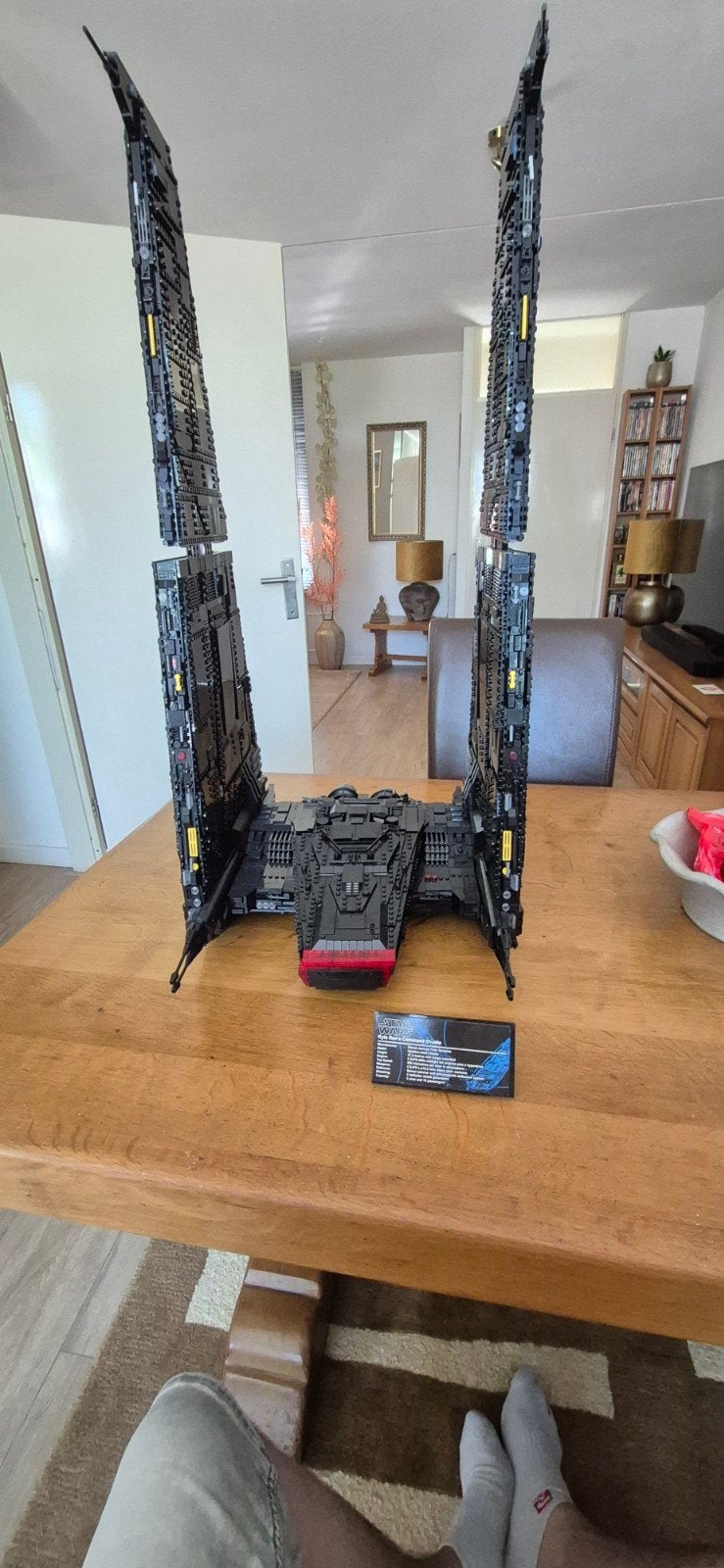Mould king Star Wars Kylo Ren's Command Shuttle., Ophalen of Verzenden, Zo goed als nieuw, Overige merken