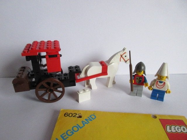6023 Lego Castle 6023 Maiden's Cart., Lego, Ophalen of Verzenden, Castle, Complete set