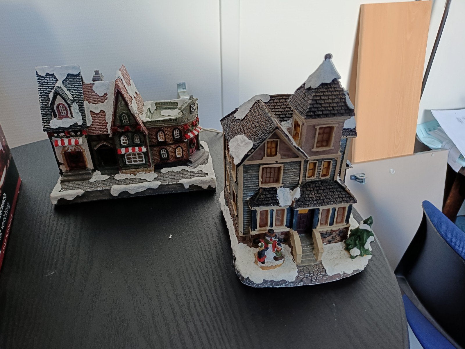 kerst huizen en accesoires., Ophalen, Zo goed als nieuw