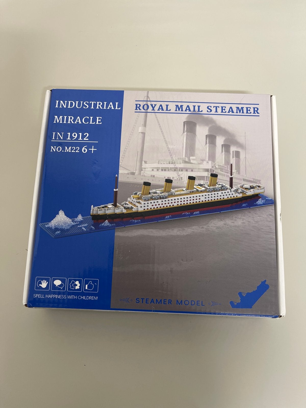 Titanic bouwmodel - Royal Mail Steamer mini bouwstenen, Ophalen of Verzenden, Zo goed als nieuw, Overige merken