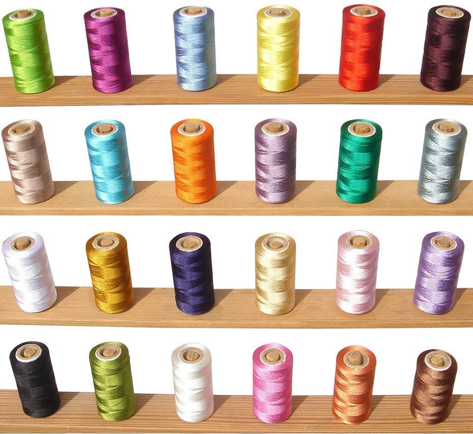 24 Klosjes Borduurgaren Set / Garen Machine Borduren Klossen, Verzenden, Nieuw, Borduurgaren of Zijde