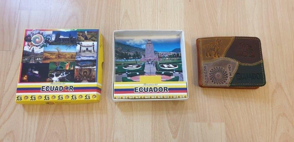 Leren portemonnee uit Ecuador - Nieuw in doos, Sieraden, Tassen en Uiterlijk, Portemonnees, Nieuw, Overige merken, Overige kleuren