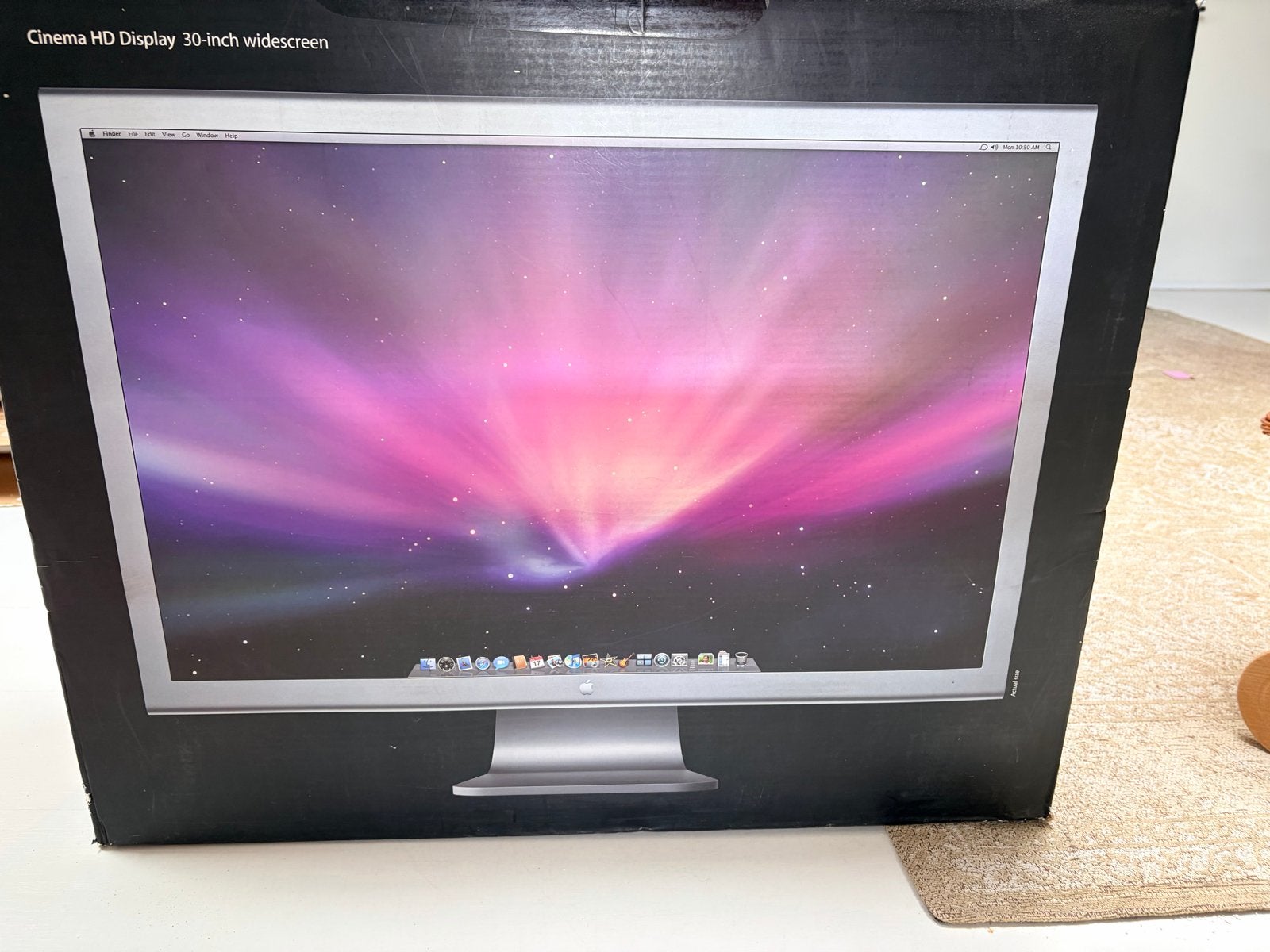 Apple Cinema HD Display 30-inch Widescreen Monitor, Computers en Software, Monitoren, Ophalen, Zo goed als nieuw, Overige resoluties