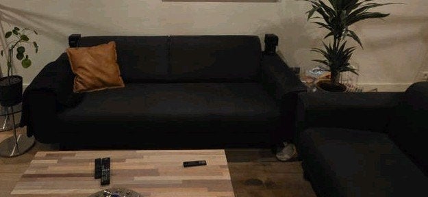 Set van 2 gebruikte Rolf Benz banken, Ophalen, Modern design, Gebruikt, Driepersoons