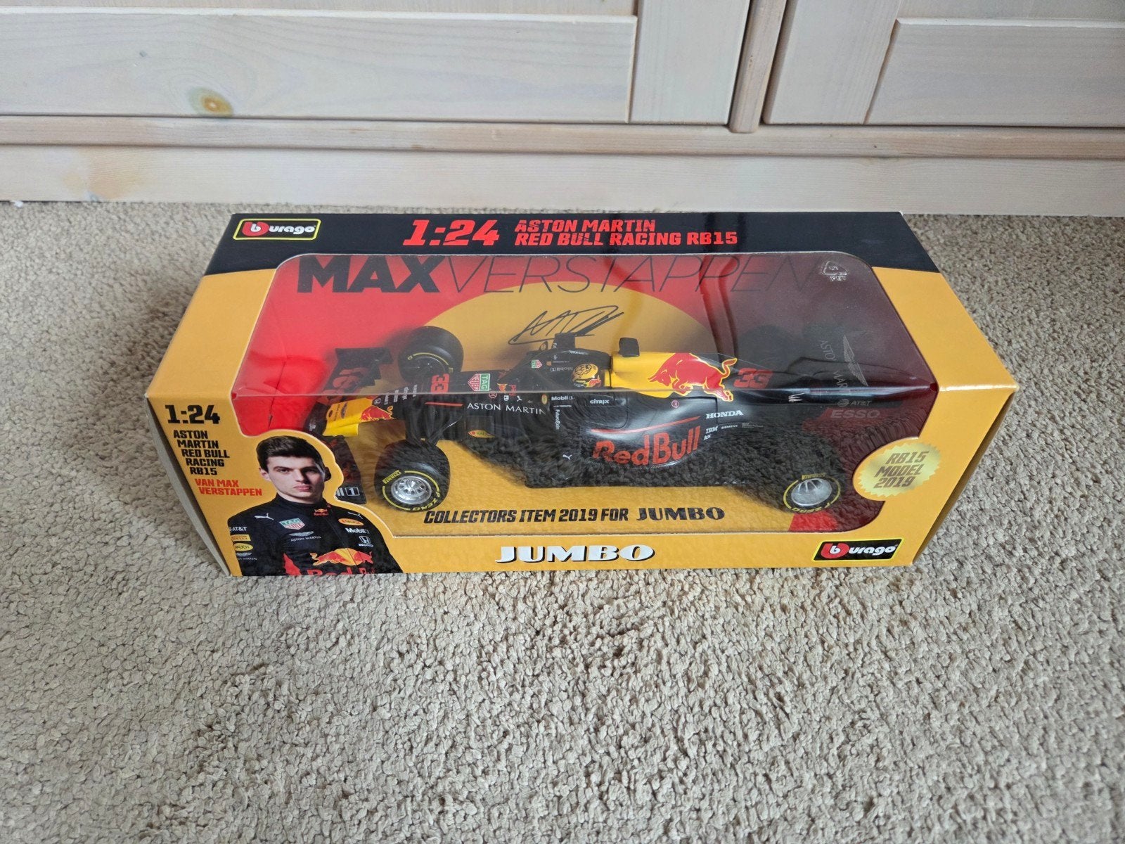 Burago Max Verstappen RB15 2019 schaalmodel, Ophalen of Verzenden, Nieuw, Auto