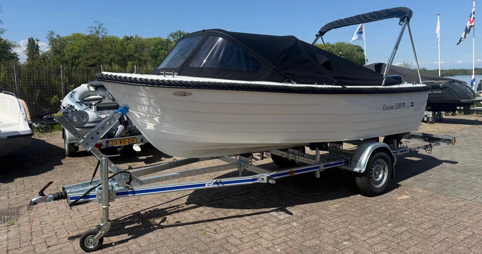 Nieuw! Corsiva 520 - Suzuki 40 PK - Kalf trailer, Watersport en Boten, Ophalen, Overige typen, Rondzit, 2 m