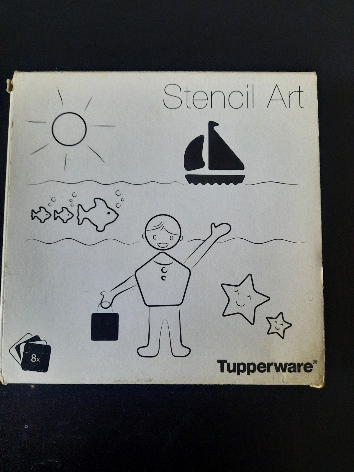 Tupperware  Tuppertoys Stencil Art ., Ophalen of Verzenden, Zo goed als nieuw, Overige typen
