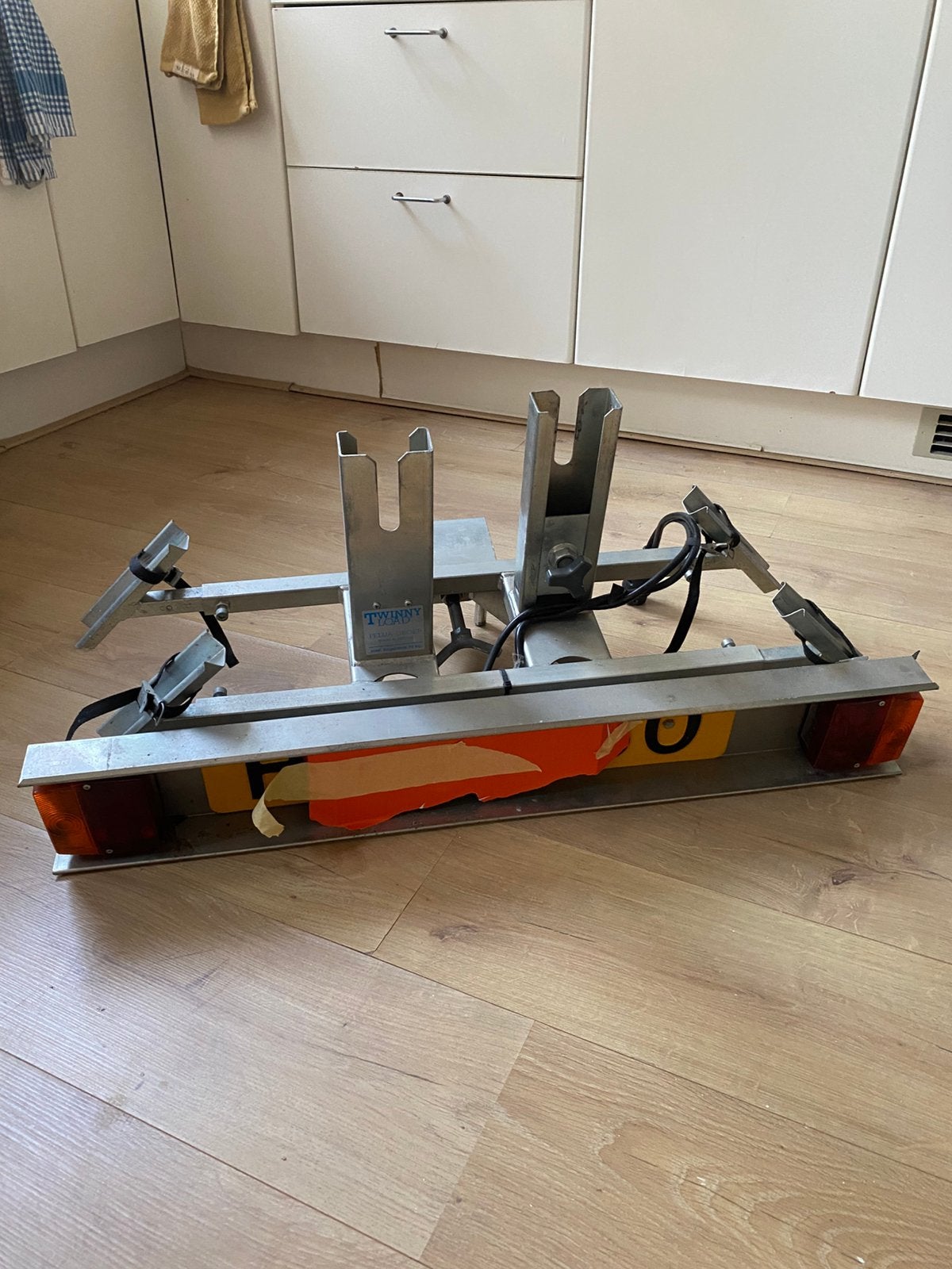 Fietsendrager, Ophalen, 2 fietsen, Gebruikt, Trekhaakdrager