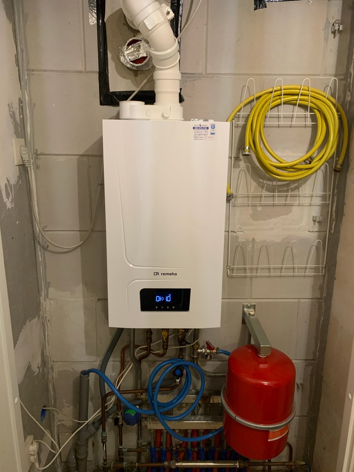 Remeha Avanta Ace-Matic CW4 2024 goed als Nieuw, Ophalen, 30 tot 80 cm, Hoog rendement (Hr), Cv-ketel of Combi-ketel