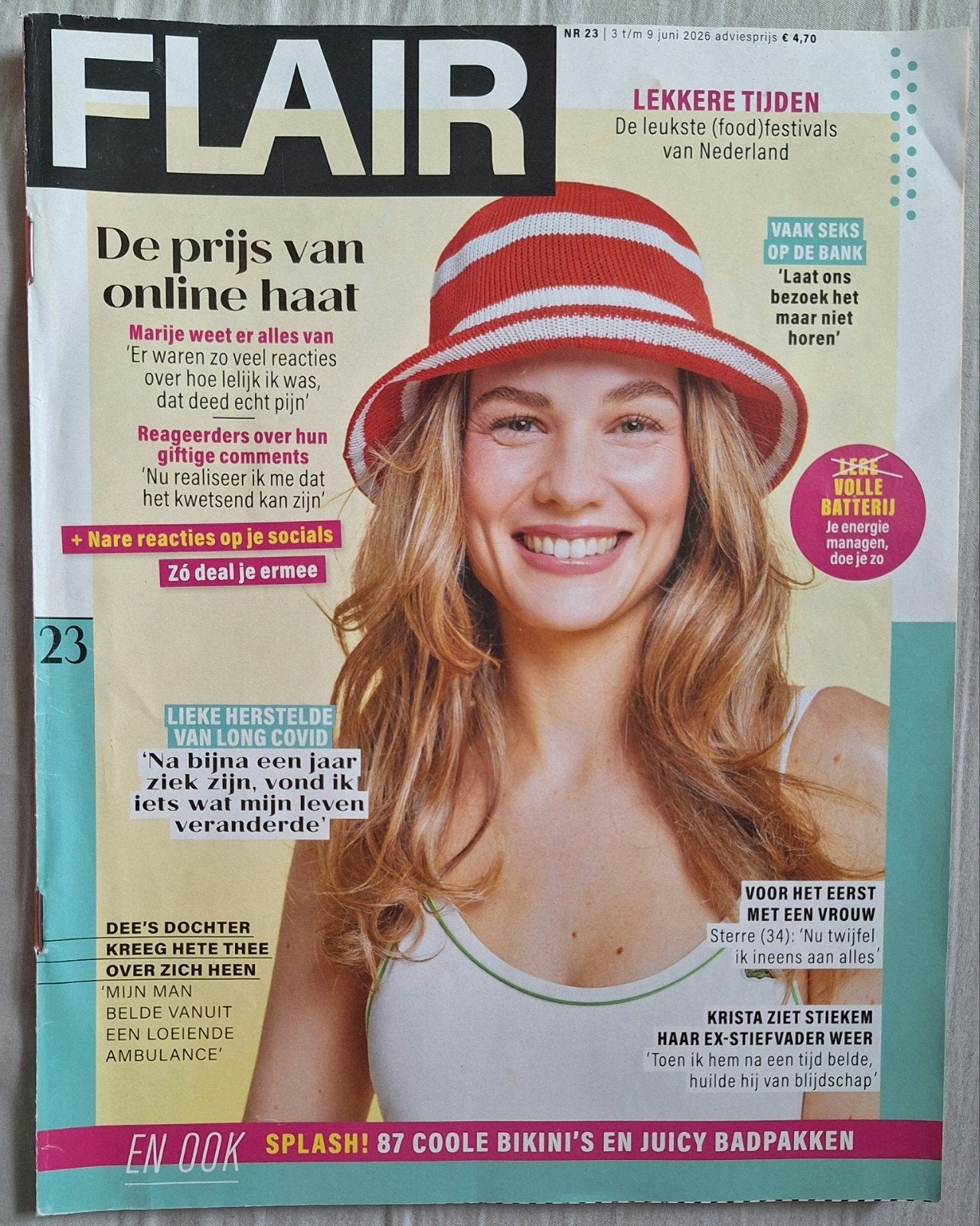 Flair tijdschriften - nr 23 2026 t/m .., Ophalen of Verzenden, Gelezen, Damesbladen