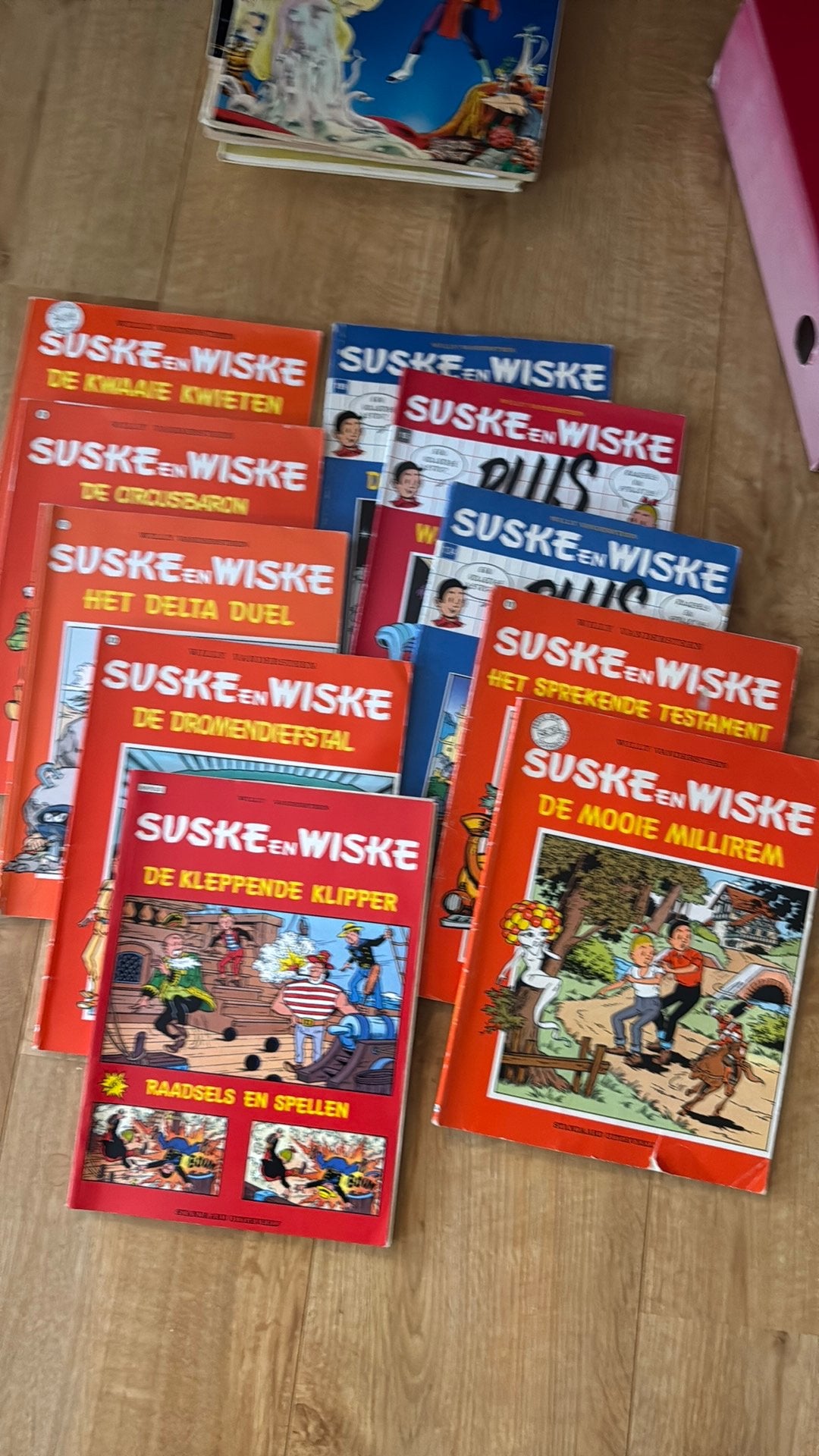 Suske en Wiske pakket 10 albums Vandersteen, Meerdere stripboeken, Ophalen of Verzenden, Gelezen
