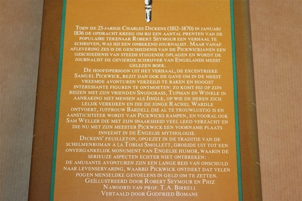 Papieren van de Pickwick Club — Dickens & Bomans, Roman, Ophalen of Verzenden, Gelezen