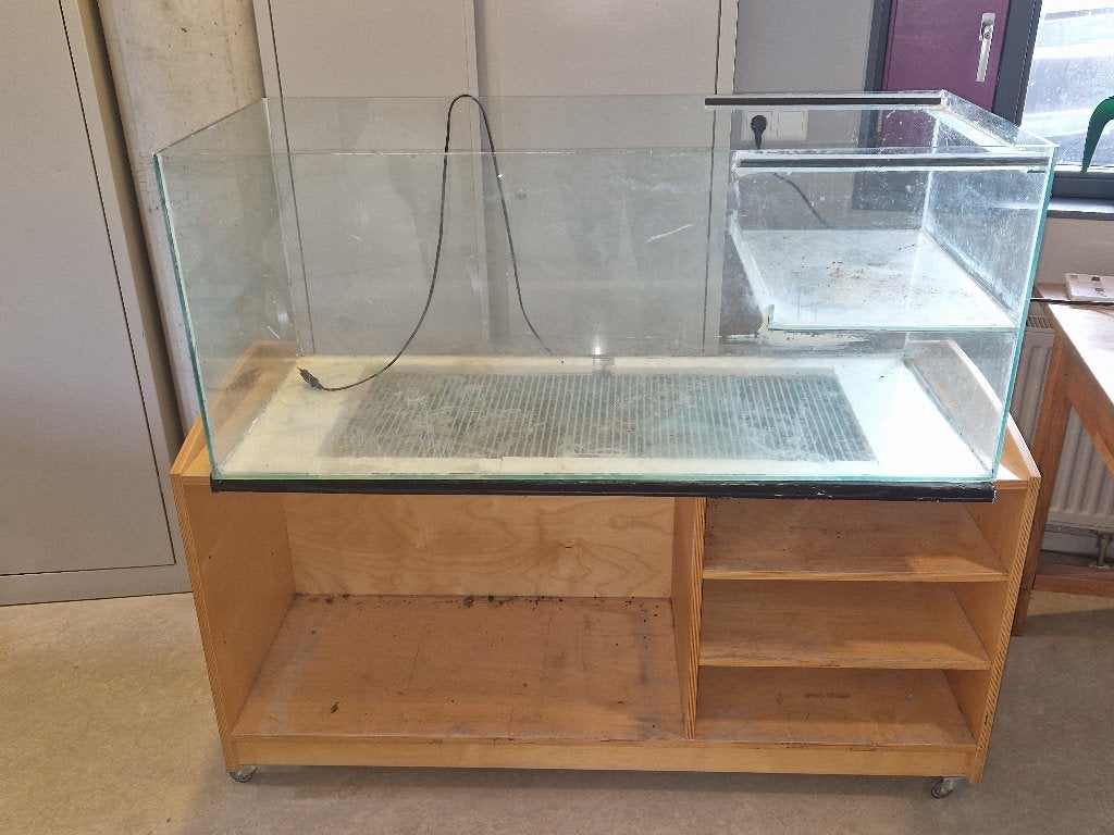 Aquarium voor schildpad, Dieren en Toebehoren, Ophalen, Verwarming, Gebruikt, Leeg aquarium