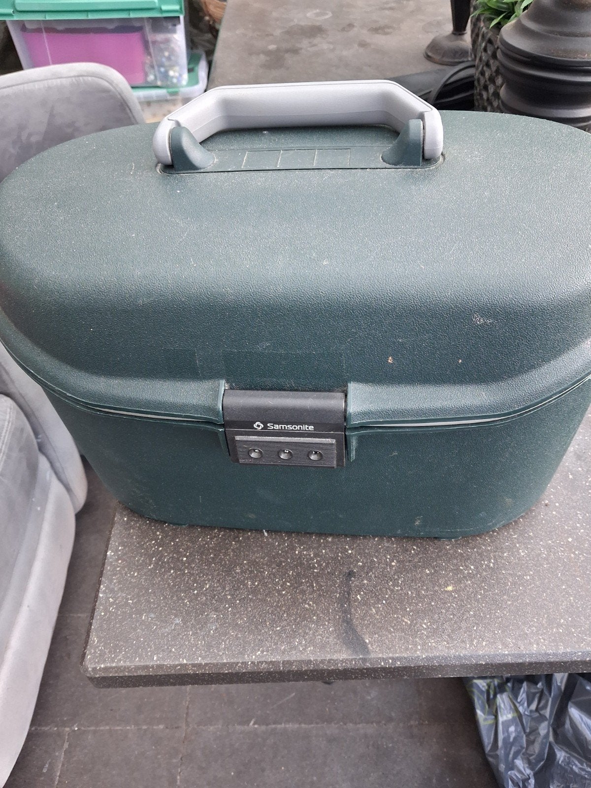 samsonite beautycase, Ophalen, Blauw