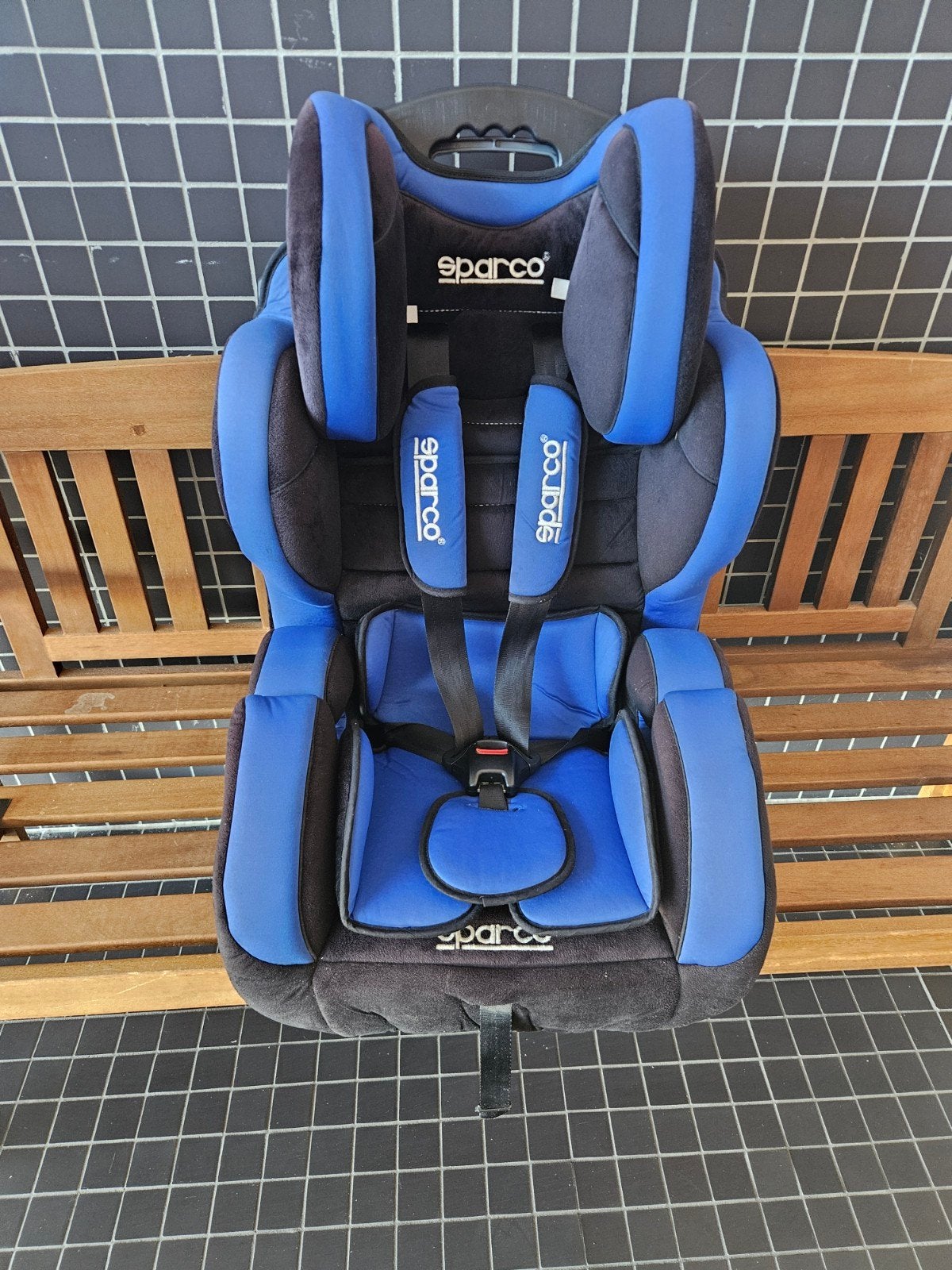sparco autostoeltje, Autogordel, Verstelbare rugleuning, Zo goed als nieuw, 0 t/m 13 kg