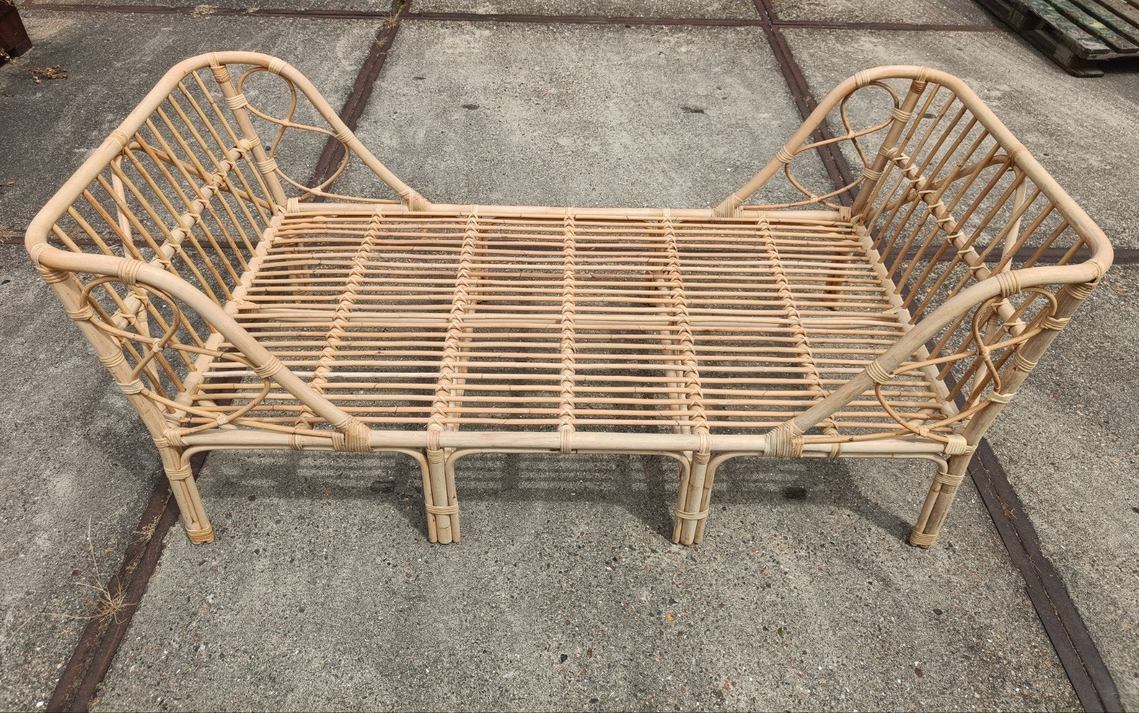 Rotan kinderbed rattan daybed bamboe bed bank kinderkamer, Ophalen