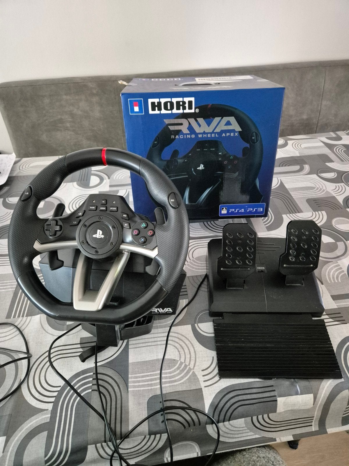 Hori RWA Racing Wheel Apex voor PS4/PS3/PC, Spelcomputers en Games, Spelcomputers | Sony PlayStation Consoles | Accessoires, Ophalen of Verzenden