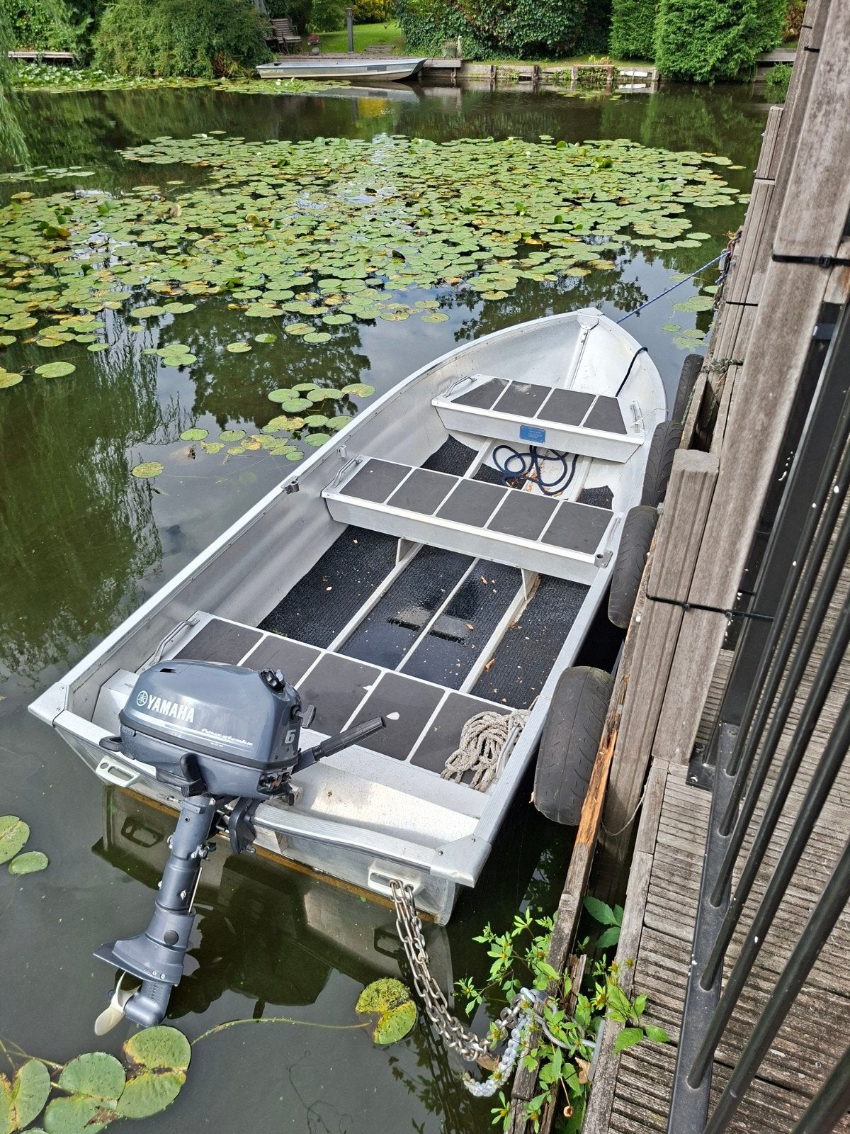 linder sportsman 355, Watersport en Boten, Ophalen, Gebruikt, Aluminium, Buitenboordmotor