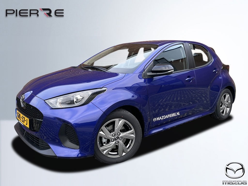 Mazda 2 Hybrid 1.5 Exclusive-line | Stoelverwarming | Achter, Auto's, Dealer onderhouden, Gebruikt, Blauw, Bedrijf