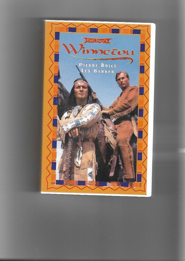 Karl May : 3 x Winnetou speelfilmen op VHS Video Banden, Cd's en Dvd's, VHS | Film, Alle leeftijden, Verzenden, Zo goed als nieuw