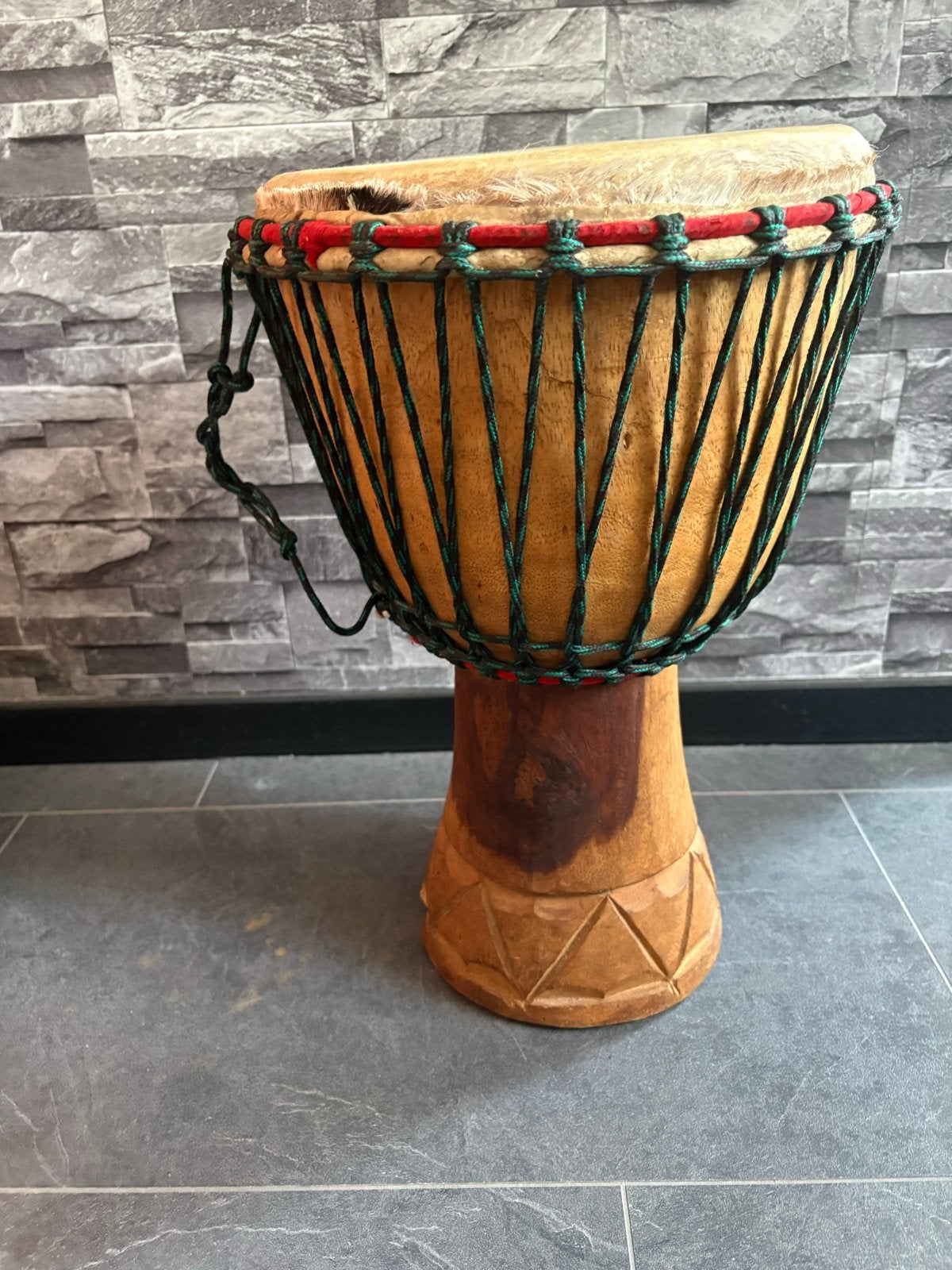 Mooie handgemaakte Djembe - Afrikaanse trommel, Muziek en Instrumenten, Ophalen of Verzenden, Gebruikt, Overige merken