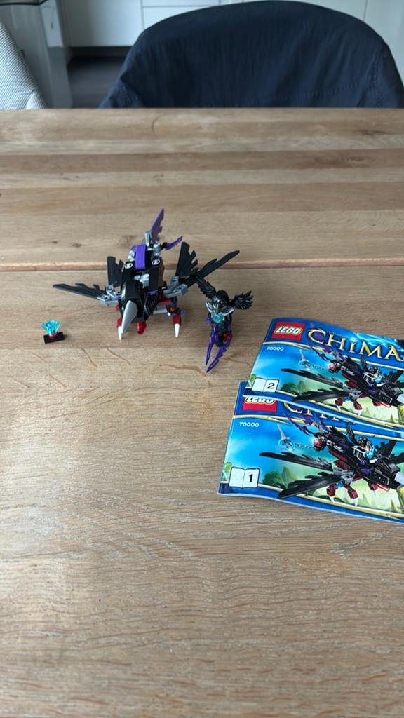 LEGO Chima 70000 Razcal's Kraaijenzwever met handleiding, Ophalen of Verzenden, Zo goed als nieuw, Overige merken