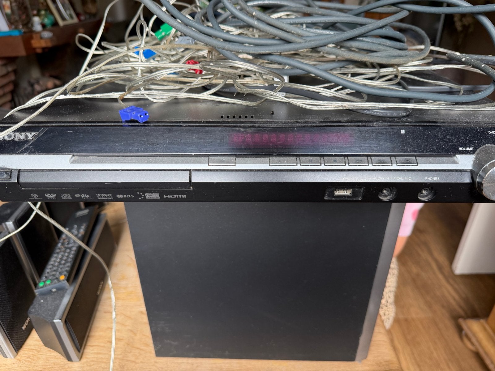 Sony DVD Home Theater System - Dvd-speler, Gebruikt, 2.1-systeem, Ophalen of Verzenden, Sony