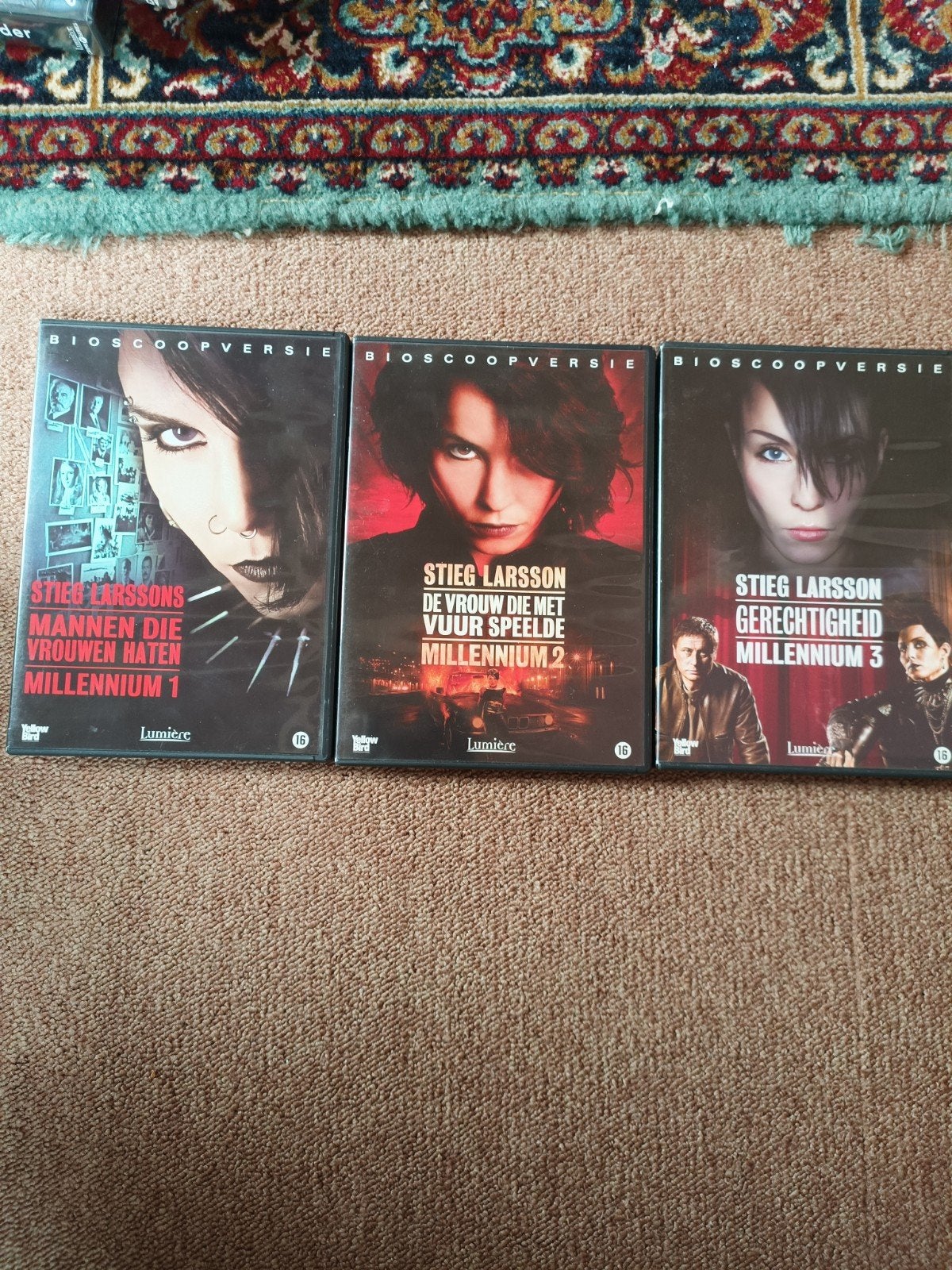 Millennium Trilogie DVD Boxset (Bioscoopversie), Psychologische thriller, Engels, Vanaf 16 jaar, Nederlands
