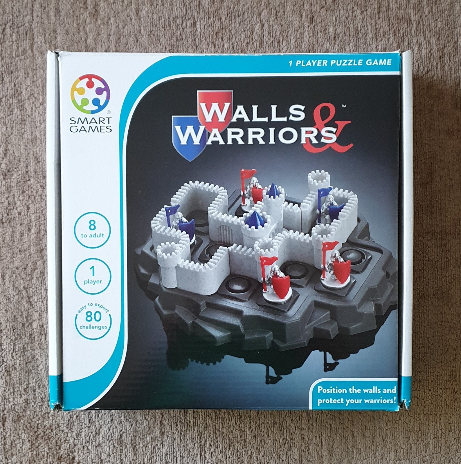 Smart Games Walls Warriors, Een of twee spelers, Ophalen of Verzenden, Zo goed als nieuw, SmartGames