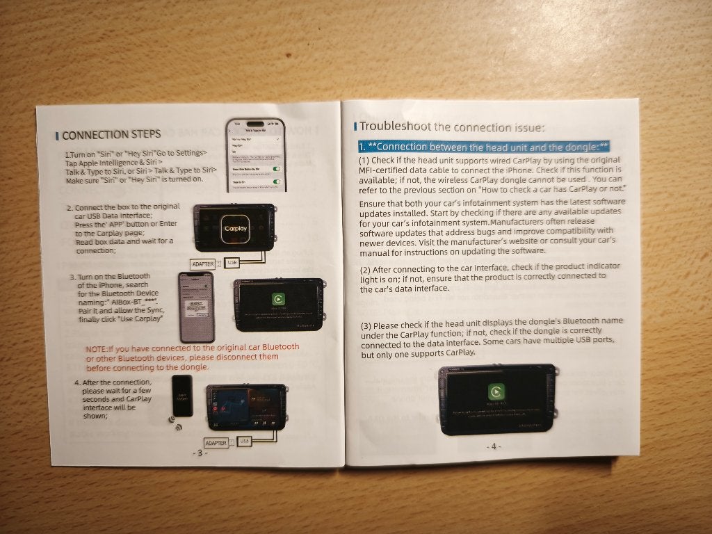 Nieuw: Qinoja Wireless CarPlay voor iPhone ( dongle), Ophalen of Verzenden, Nieuw