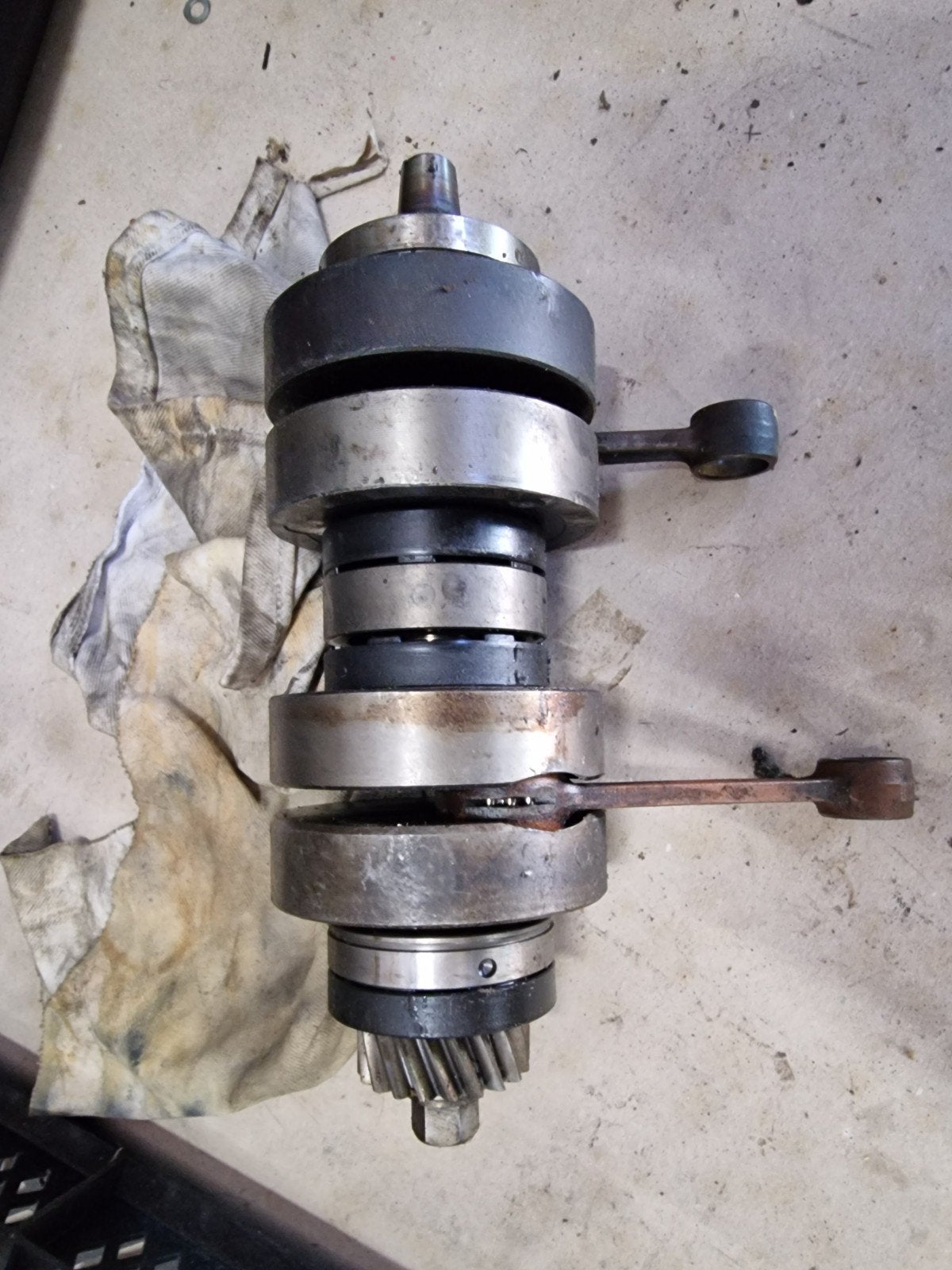 Suzuki T250 GT250 krukas, geen Bigend speling. Goede staat., Ophalen of Verzenden