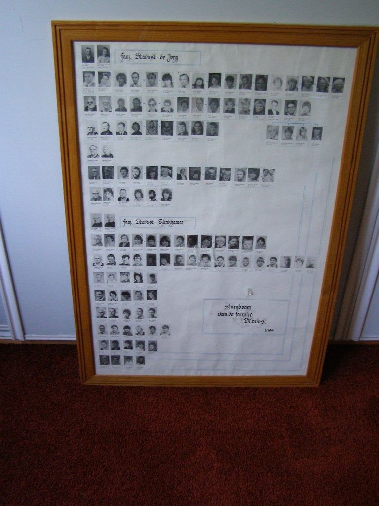 Grote lijst, Gebruikt, Ophalen of Verzenden, Glas, Fotolijst