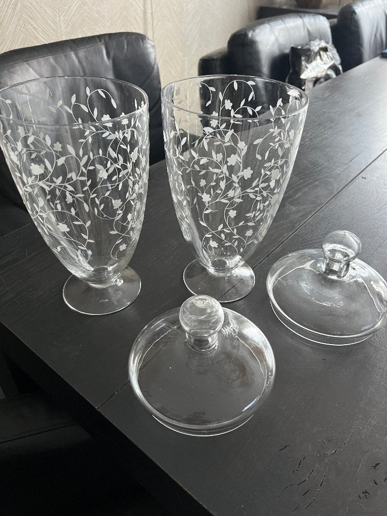 Waxinelichthouder en glazen stolp, Ophalen, Overige merken, Waxinelichthouder, Glas