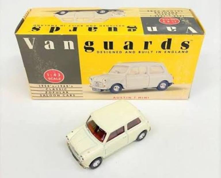 Austin Mini wit Vanguards VA13001., Ophalen of Verzenden, Zo goed als nieuw, Auto, Overige merken