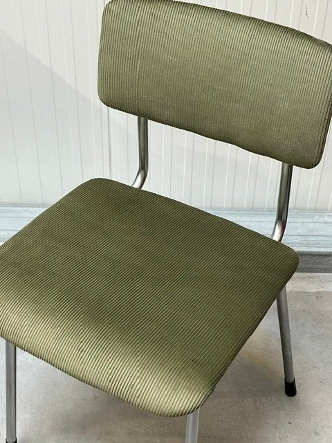 Gispen 1231 eettafelstoel vintage design eetkamerstoel groen, Gebruikt, Overige kleuren, ., Vintage