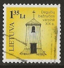 Litouwen 65, toren3, Verzenden, Overige landen, Gestempeld
